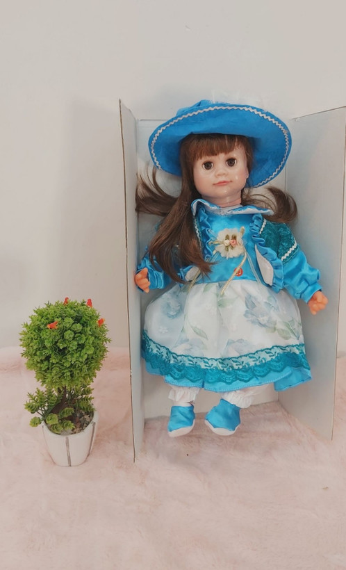 عروسک هوشمند سارا عروسک سخنگو تعاملی لب متحرک پلک زن همراه دفترچه راهنما